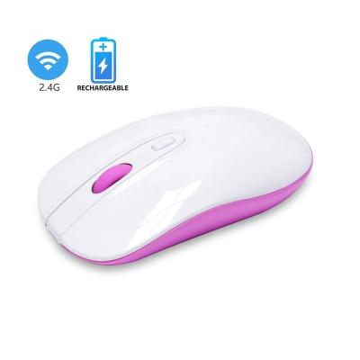 China 1600DPI Bluetooth Laptop Computer Mouse ABS 4D Rechargeable Wireless Optical Ergonomic Computer Mouse Wholesale Office Mice Ultra-thin Mice for sale