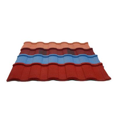 China Wholesale Price Modern Custom Color Roofing Stone Coated Metal Roof Roman Tile for sale