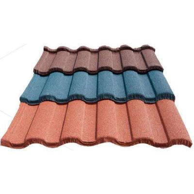 China Best Selling Modern Materials Metal Colored Stone Coated Roof Tiles Roman Tile for sale