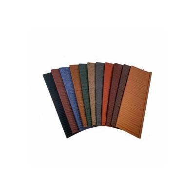 China Best Selling Modern Metal Coated Steel Roof Colored Stone Roofing Tiles Wood Grain Tile for sale