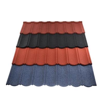 China Modern High Quality Color Stone Roof Tiles Color Stone Metal Classic Steel Tile for sale