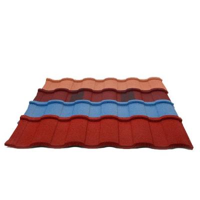 China Hot Sale Modern Roman Tile Regular Stone Color Stone Color Metal Coated Roof Tile for sale