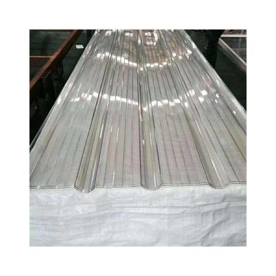 China Modern Good Quality Greenhouse PVC Tile Sun Transparent Glass Tile for sale