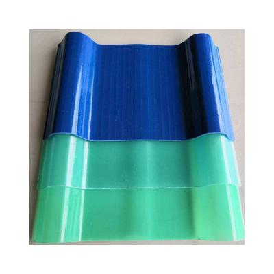 China Quality Modern Super Skylight Roof Tile PVC Roof Tiles Transparent Sun Glass Tile for sale