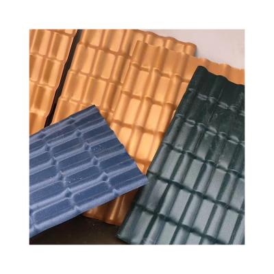 China Modern Competitive Price Building Synthetic PVC Resin Roofing Commercial Tile for sale