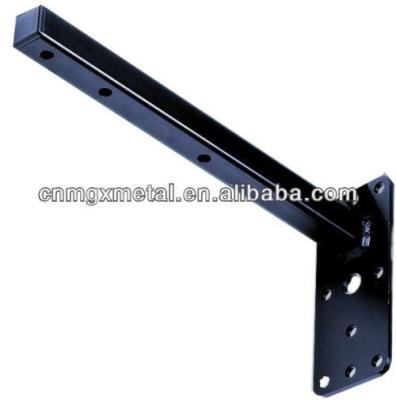 China 6mm Mild Steel Custom Stamping High Quality Heavy Duty Wall Arm Punch Bracket for sale