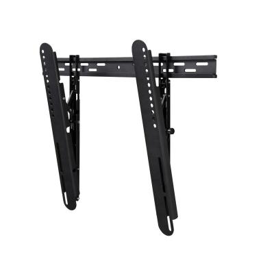 China Customized High Quality Mild Steel Fabrication Black Powder Coating Metal TV Wall Mount Bracket for sale