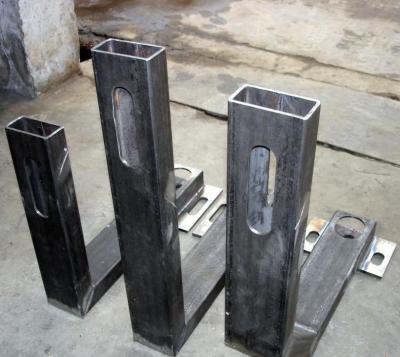 China Custom High Quality Construction Pipe Welding L Shaped Heavy Duty Bracket for sale