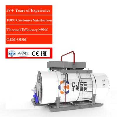 China Horizontal Gas Heat Boiler Hot Air Stove Fire Tube Steam Boiler Gas Steam Boilers For Textile Factory for sale