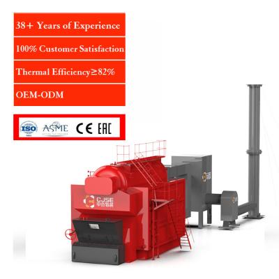 China Hot Sale Horizontal CJSE Reciprocating 4 Ton Coal Grate Steam Boiler Fired Steam Boiler Automatic Feeding Wood Boiler for sale