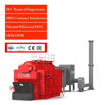 China Bestselling Horizontal Wood Coal Steam Boiler dzl Long Using Life Biomass Firewood Fired 1ton Solid Fuel Boiler for sale