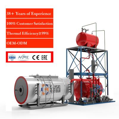 China Best Selling 1900kw Automatic Gas Diesel Liquefied Gas Furnace Oil Thermal Oil Boiler Horizontal Petroleum Thermal Boiler for sale