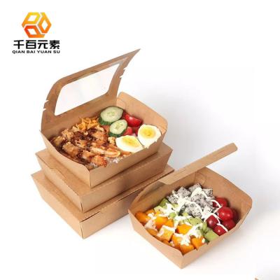 China Recyclable Quality Guaranteed Unique Custom Take Out Fast Food Packaging Sandwich Kraft Paper Box for sale