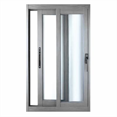 China Low-E Style Magnetic Modern Glass Screen Windproof Double Glazed Aluminum Sliding Windows Low Cost for sale