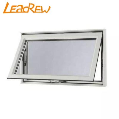 China Factory Direct Sales American Standard Swing Awning Window For Australia Aluminum Top Fixed And Full Hung Window for sale