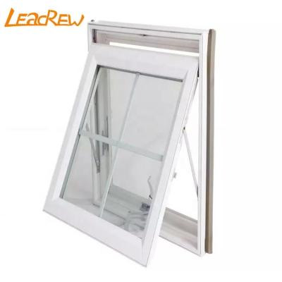 China Storm Proof Aluminum Swing Window Hurricane Impact Design Tent Aluminum Top Hung Windows for sale