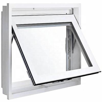 China Magnetic American Aluminum Screen Top Hung Windows Awnings Frame Toilet Winder Tent Cheap Aluminum Chain Window for sale