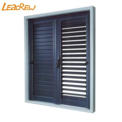 China Manufacture Direct Product Aluminum Window Modern Exterior Interior Glass Sliding Windows With Integrated Shutter for sale