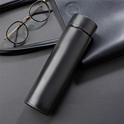 China Viable Custom Viable Logo Insulation Bottle Sublimation Stainless Steel Vacuum Flask Smart Led Temperature Display for sale