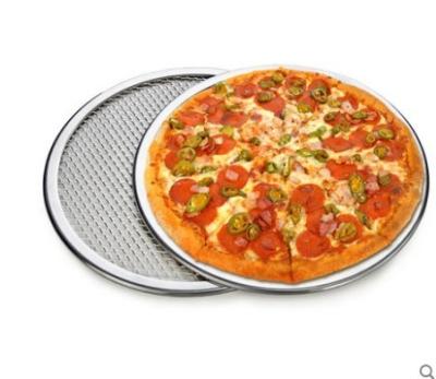 China 8 10 12 14 16 18 Viable Baking Pizza Pan Mesh Screen Aluminum 22 Inch Round 14 Inch With Different Size Bakeware for sale