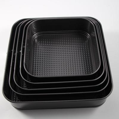 China Sustainable Carbon Steel Stainless Steel Aluminum Pizza Cookie Baking Tray Pan Pan Tray Dishes Bakeware Set Bread Mold Cake Bread Set for sale