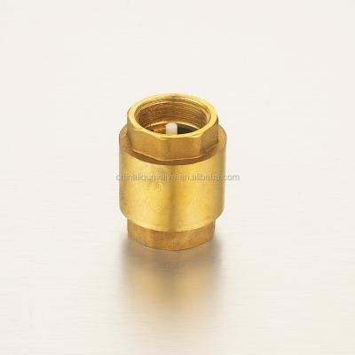 China General Vertical Brass Check Valve One Way Female Thread Check Valve To Prevent Back Flow for sale