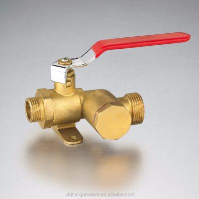 China General Wall Mounted Reducing Brass Ball Valve for sale