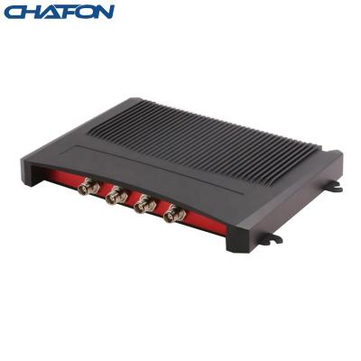 China CHAFON 270x180x27mm Fixed UHF rfid reader 4 ports RS232 USB 4g Wifi Linux Androdi long range forklift rfid reader for sale