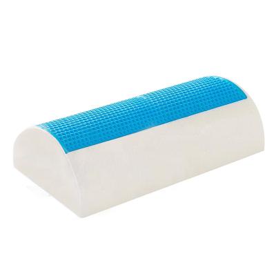 China Cool Rest Orthopedic Side Sleeper Foot Leg Musical Gel Infused Memory Foam Knee Pillow Knee Gel Pillow for sale