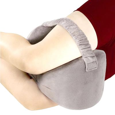 China Pregnancy Musical Wedge Side Sleeper Home Orthopedic Memory Foam Knee Pillow For Sleeping for sale