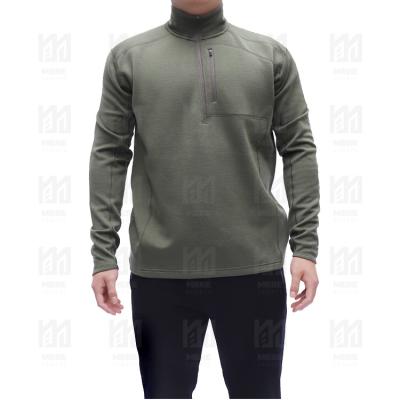 China Hot Sale OEM Merino Custom Base Layer Logo Printed Pullover Men Hoodie Anti-wrinkle Super Soft Wool Clothes Hunt Shirt for sale