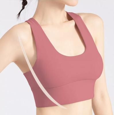 China Breathable Sports Women Plus Size Backless Crop Top Shockproof Tops for sale