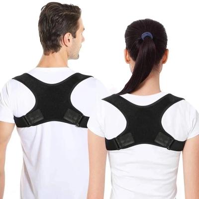 China Pain Relief Adjustable Corrective Belt Support Therapy Sports Fitness Exerciser Shoulder Back Posture Corrector for sale