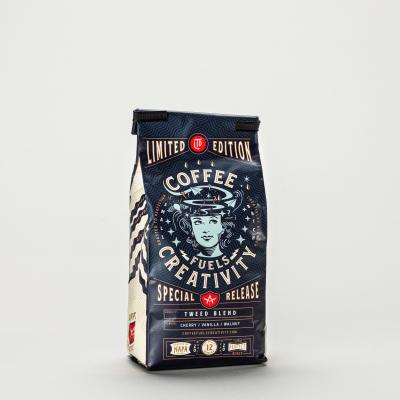 China Custom Moisture Proof Printing One Way Valve Mix Coffee Packaging Bag With Tin Tie for sale