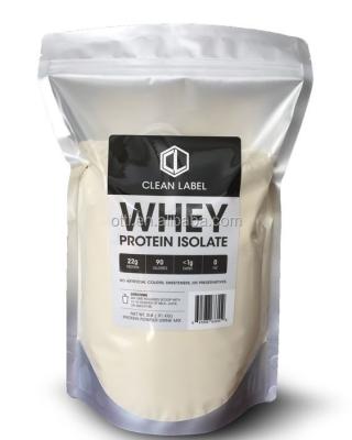 China Whey Protein Moisture Proof Isolate Bags Foil Food Packaging for sale