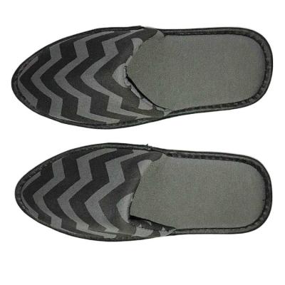 China Super Cheap High Quality Manufacturer Spa Slipper Hotel Disposable Slippers Black Soft And Comfortable for sale