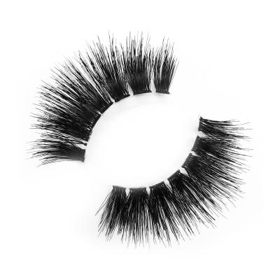 China Free Wholesale custom silk false eyelashes thick shuying SY faux mink 3d eyelash cruelty private label 3d eyelashes for sale