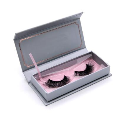 China Long Natural Private Label Makeup Vegan False Eyelashes Private Label False Eyelashes Silk Mink Lashes for sale