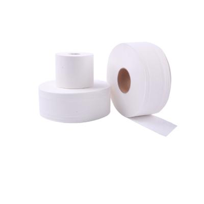 China Disposable White Washroom Toilet Paper Tissue Paper Core Roll Bath Tissue for sale