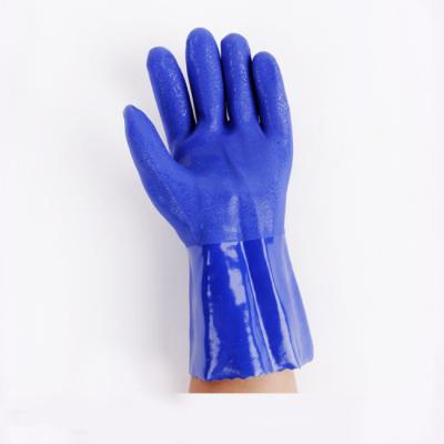 China Anti Oil Commercial Aplet Fishing Gloves Waterproof PVC Glove for sale