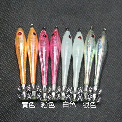 China Bright Color Squid Skirt Octopus Lure Saltwater Jigger Fishing Lure for sale