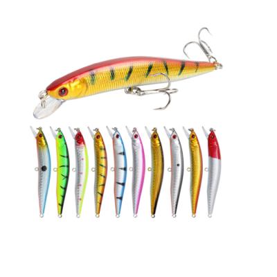 China ABS Hard Bait Minnow Fishing Lures Bass Fresh Salt Water 6# Hook Fish Lure for sale