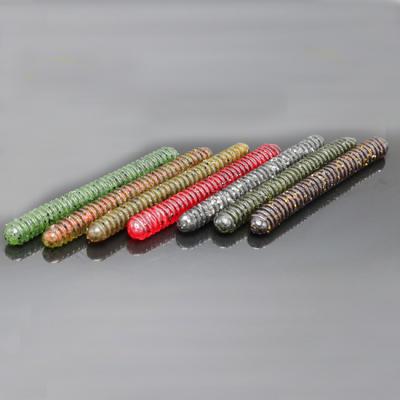 China 10cm various colors 6.2g soft plastic senko worm lure soft artificial bait for sale