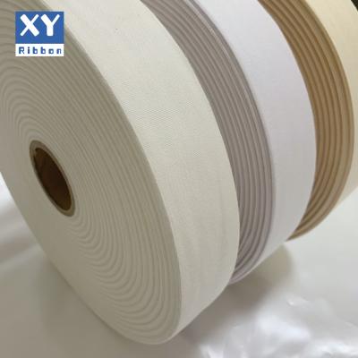 China China Woven Edge Cotton Sustainable Tape, Cotton Twill Tape, Cotton Webbing Tape for sale