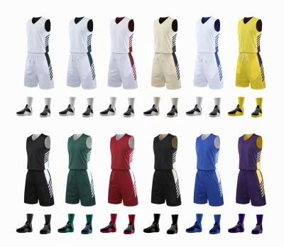 China Quick-Dry Breathable Unisex Sportswear Basketball Tank Tops Uniforms Sleeveless Sets for sale