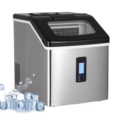 China Hotel Electric Automatic Ice Maker 17KG/24H Manual Water Filling Portable Ball/Cube Ice Machine For Home Bar for sale