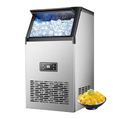 China Hotels Electric Ice Cube Making Machine 304 Stainless Steel Chopper Large Storage For Restaurant Cafe Bar Home Commercial for sale