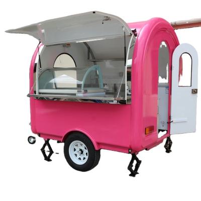 China Vegetable Processing Factory Customized Concession Food Trailer With Full Kitchen Equipment Mobile Food Truck For Sale USA Hot Dog Cart for sale