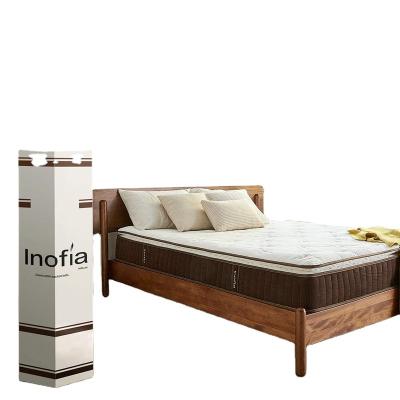 China Inofia Natural Breathable 7 Massage Zone Memory Foam And Spring Mattress for sale