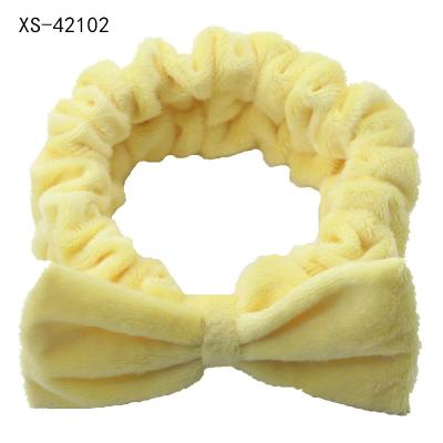 China Girls Spa Headband Bow Hair Band, Women Facial Makeup Head Band for sale